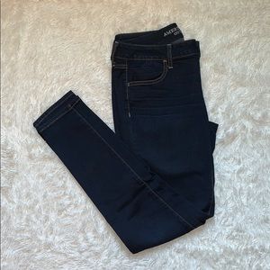 American Eagle Navy Super Stretch Jeggings
